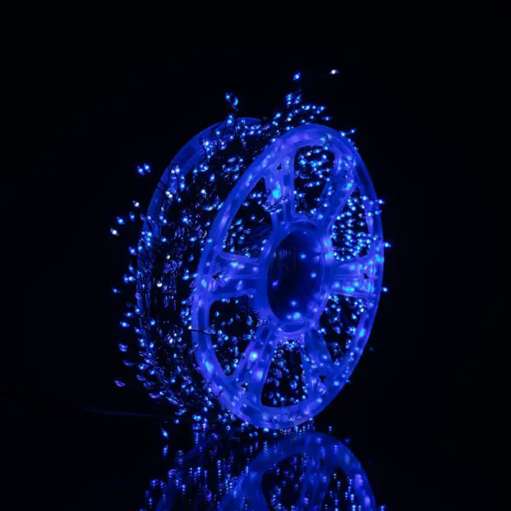 Гірлянда Роса Їжачок 30м 900 LED (синя)
