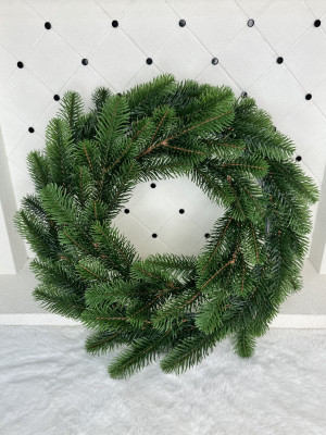 Віночок із литої гілочки Бельгійський з салатовими кінчиками