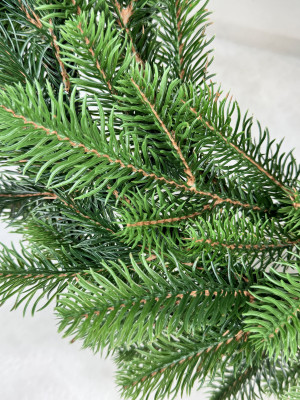 Віночок із литої гілочки Бельгійський з салатовими кінчиками