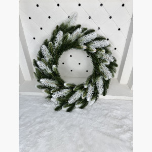 Віночок із литої гілочки Бельгійський з білими кінчиками