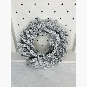 Засніжений Віночок із литої гілочки Лапландський