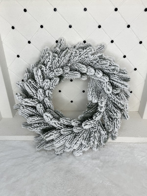 Засніжений Віночок із литої гілочки Лапландський