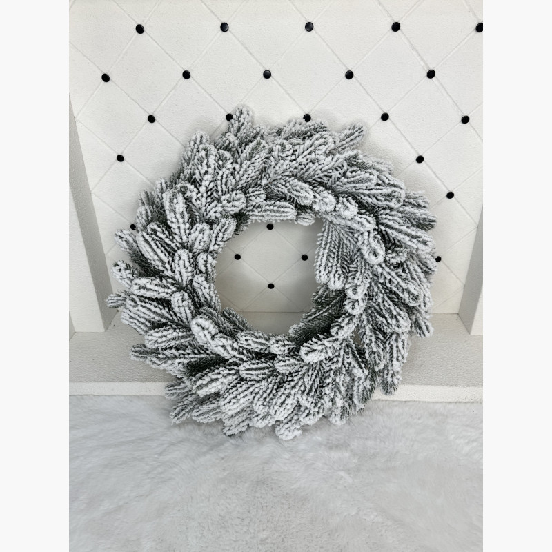 Засніжений Віночок із литої гілочки Лапландський