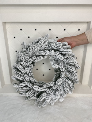 Засніжений Віночок із литої гілочки Лапландський