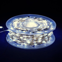 Гірлянда Роса 100м 1000 LED (біла, на білому) Гірлянда Роса 100м 1000 LED (біла, на білому)