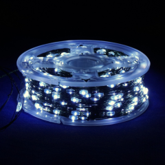 Гірлянда Роса 100м 1000 LED (біла, на зеленому) Гірлянда Роса 100м 1000 LED (біла, на зеленому)