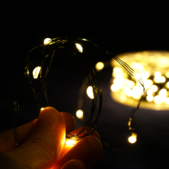 Гирлянда Роса 100м 1000 LED (тепло-белая, на зелёном)