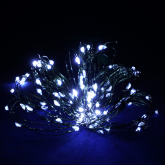 Гірлянда Роса 10м USB 100 LED (біла, на зеленому) Гірлянда Роса 10м USB 100 LED (біла, на зеленому)