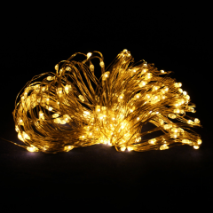Гирлянда Роса 20м 200 LED (тепло-белая, на белом)