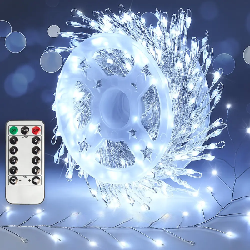 Гірлянда Роса Їжачок 30м 900 LED (біла)