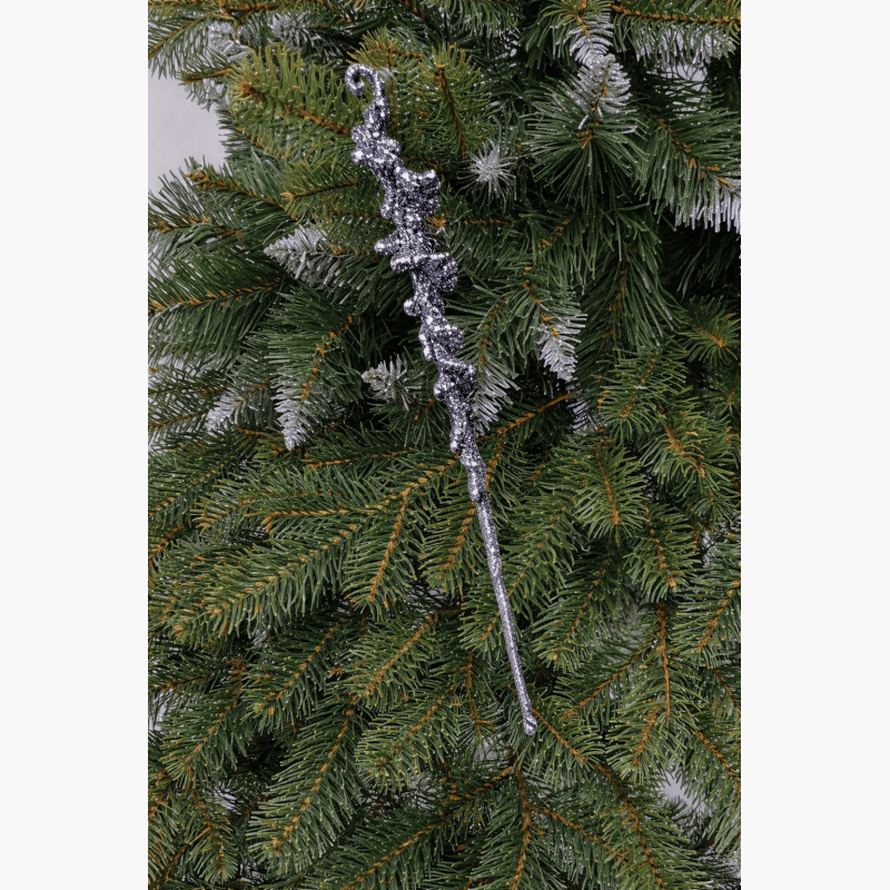 Іграшка на ялинку Бурулька (металіка, 26см)