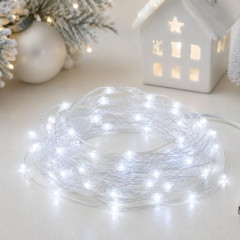 Гірлянда Роса 10 м USB, 100 LED, холодний білий Гірлянда Роса 10 м USB, 100 LED, холодний білий
