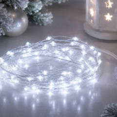 Гірлянда Роса 10 м USB, 100 LED, холодний білий Гірлянда Роса 10 м USB, 100 LED, холодний білий