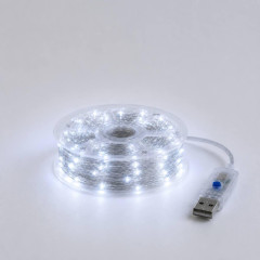 Гірлянда Роса 50 м USB, 500 LED, холодний білий Гірлянда Роса 50 м USB, 500 LED, холодний білий