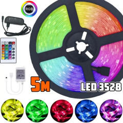 Гирлянда Лента диодная с пультом 300 LED 5м (мульти)