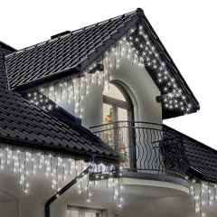 Гирлянда Бахрома LED 5x0.5м (белая, с коннектором)