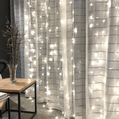 Гірлянда Водоспад 3х1.2м 240 LED (штора, біла)