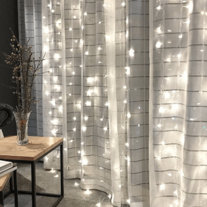 Гірлянда Водоспад 3х2м 320 LED (штора, біла)