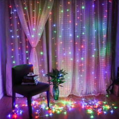 Гирлянда Водопад 3х2м 320 LED (штора, цветная) Гирлянда Водопад 3х2м 320 LED (штора, цветная)