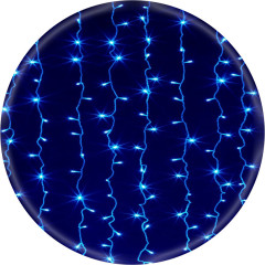 Гірлянда Водоспад 3х1.2м 240 LED (штора, синя) Гірлянда Водоспад 3х1.2м 240 LED (штора, синя)