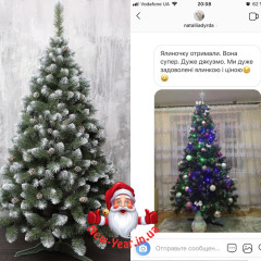 Искусственная ёлка 3 м с шишками