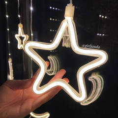 Гирлянда LED Звезда 3х1.5м