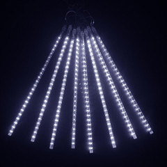 Гірлянда Бурулька Метеоритний дощ 3м х 50см 8 планок LED (біла)