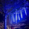 Гірлянда Бурулька Метеоритний дощ 3м х 50см 8 планок LED (синя)