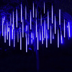 Гирлянда Сосулька Метеоритный дождь 3м х 50см 8 планок LED (синяя) Гирлянда Сосулька Метеоритный дождь 3м х 50см 8 планок LED (синяя)