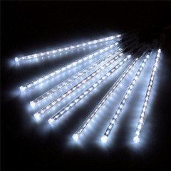 Гірлянда Бурулька Метеоритний дощ 3м х 50см 8 планок LED (біла)