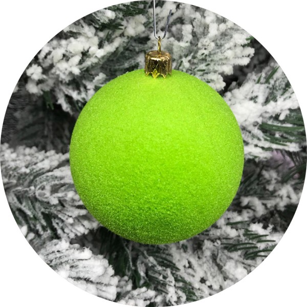 Ялинкова куля Оксамит (150мм, зелений)