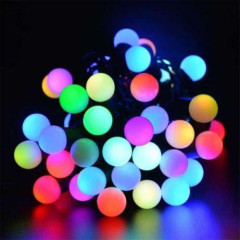 Гирлянда LED 90 Шарик М 5м (мульти)