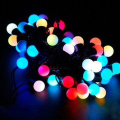 Гирлянда LED 90 Шарик М 5м (мульти)