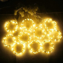 Гирлянда Роса штора 3х2м 250LED (тепло-белая)