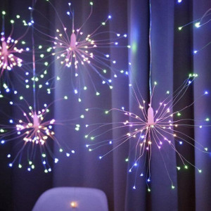 Гирлянда Фейерверк 5 пучков 500 Led 3м (мульти)