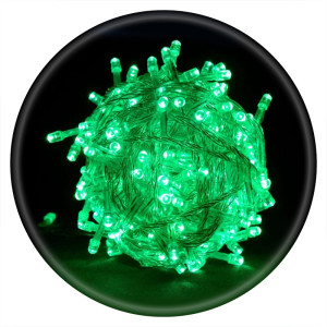 Гирлянда LED 300 (17м, белая) Зелёный