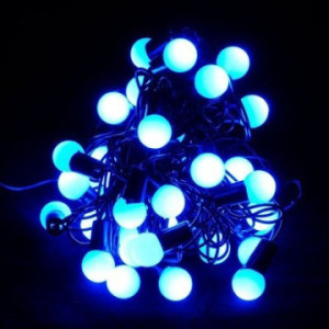 Гирлянда LED 90 Шарик М 5м (синяя)