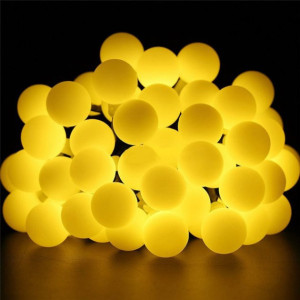 Гирлянда LED 90 Шарик М 5м (тепло-белая)
