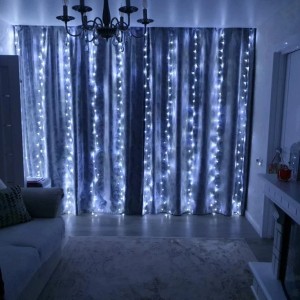 Гірлянда Роса штора 3х2м 250LED (білий)