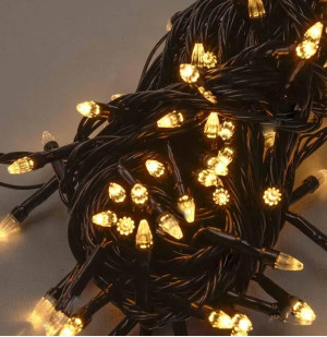 Гирлянда 500 LED Конус 28м (тепло-белый)