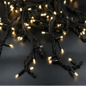Уличная Гирлянда Бахрома LED 3x0.8м (тепло-белая, с коннектором)
