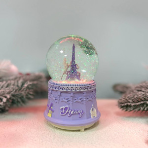 Новорічний ліхтар куля світильник Купідони 13х8см батарейках в комплеті